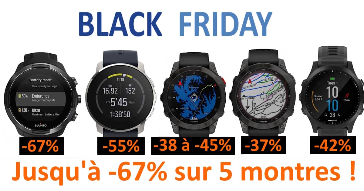 Les 6 meilleures offres de montres cardio GPS du Black Friday - Le Parisien