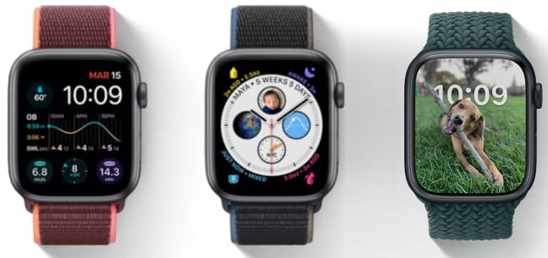 Comparaison Apple Watch 3, 4, 5, 6, 7, 8 : différences, quoi choisir