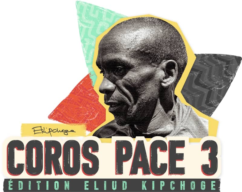 COROS PACE 3 : Une montre GPS running à l'effigie d'Eliud Kipchoge
